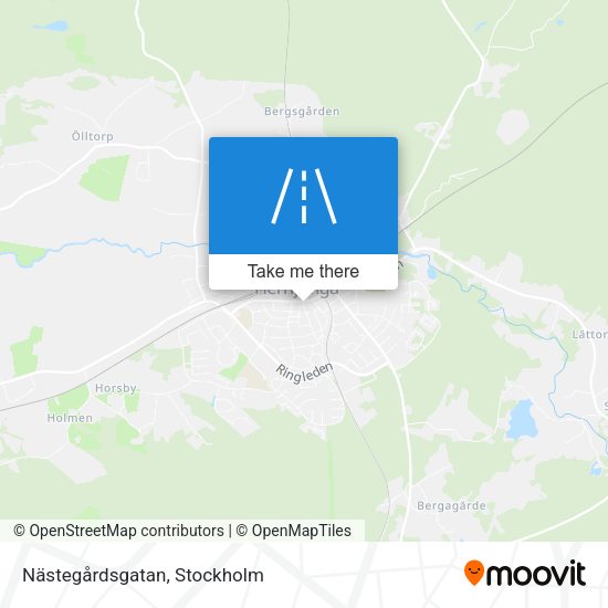 Nästegårdsgatan map