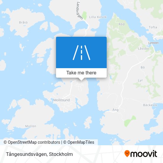 Tångesundsvägen map