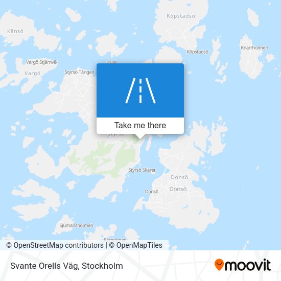 Svante Orells Väg map