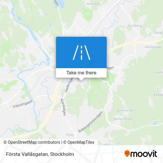 Första Vallåsgatan map