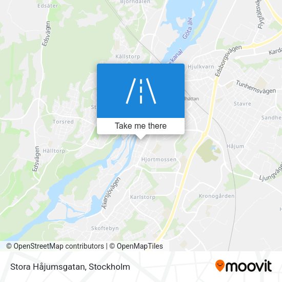 Stora Håjumsgatan map