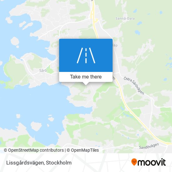 Lissgårdsvägen map