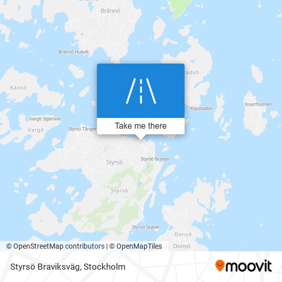 Styrsö Braviksväg map