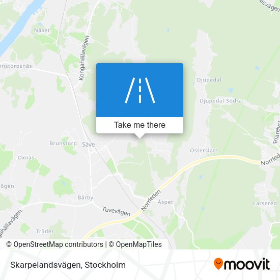 Skarpelandsvägen map