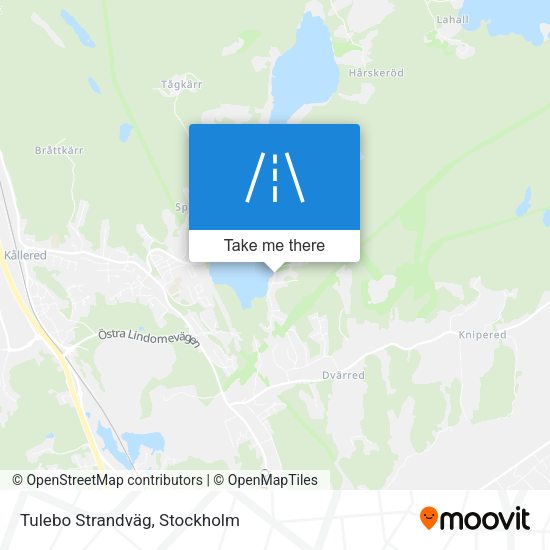 Tulebo Strandväg map