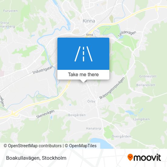 Boakullavägen map