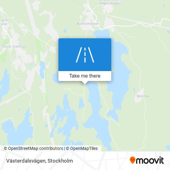 Västerdalsvägen map