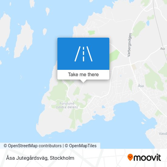 Åsa Jutegårdsväg map
