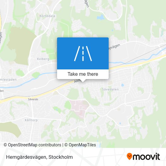 Hemgärdesvägen map