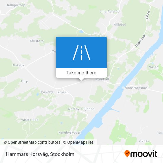 Hammars Korsväg map