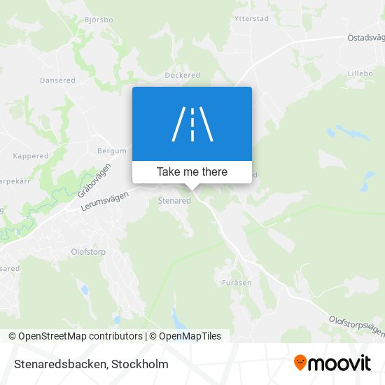 Stenaredsbacken map