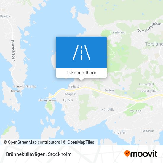 Brännekullavägen map