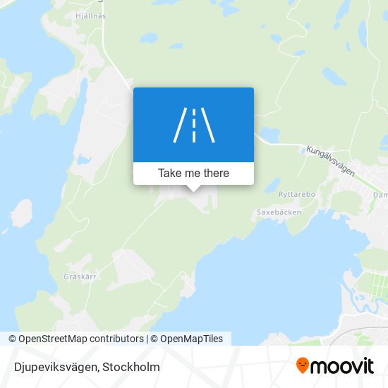 Djupeviksvägen map