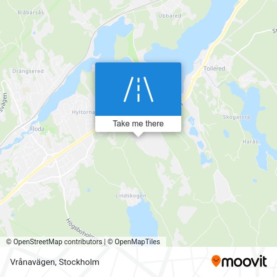 Vrånavägen map