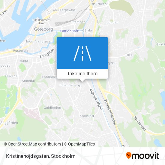 Kristinehöjdsgatan map