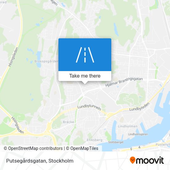 Putsegårdsgatan map