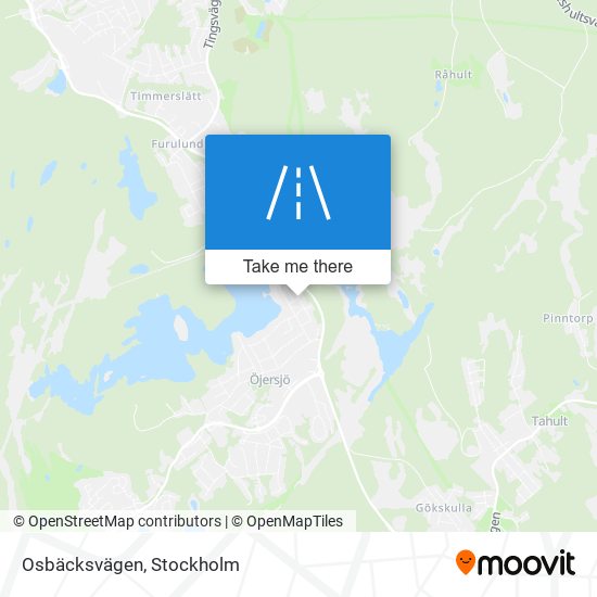 Osbäcksvägen map