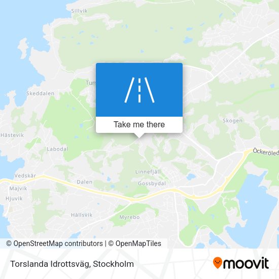 Torslanda Idrottsväg map