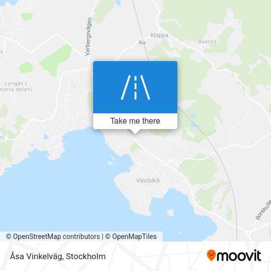 Åsa Vinkelväg map