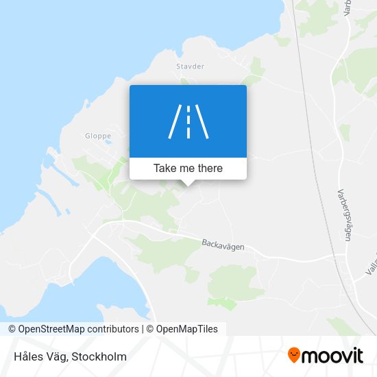 Håles Väg map