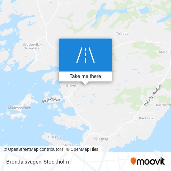 Brondalsvägen map