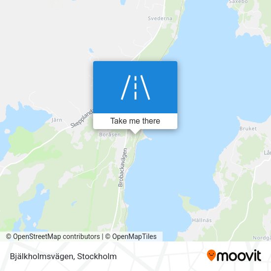 Bjälkholmsvägen map