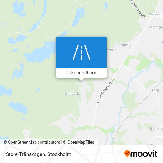 Store-Tränsvägen map