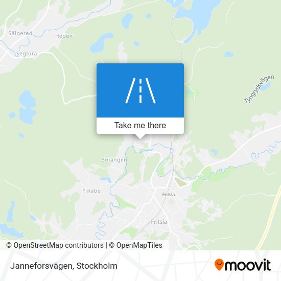 Janneforsvägen map