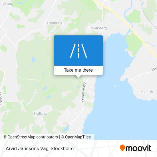 Arvid Janssons Väg map