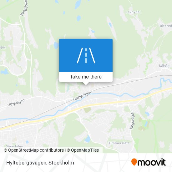 Hyltebergsvägen map