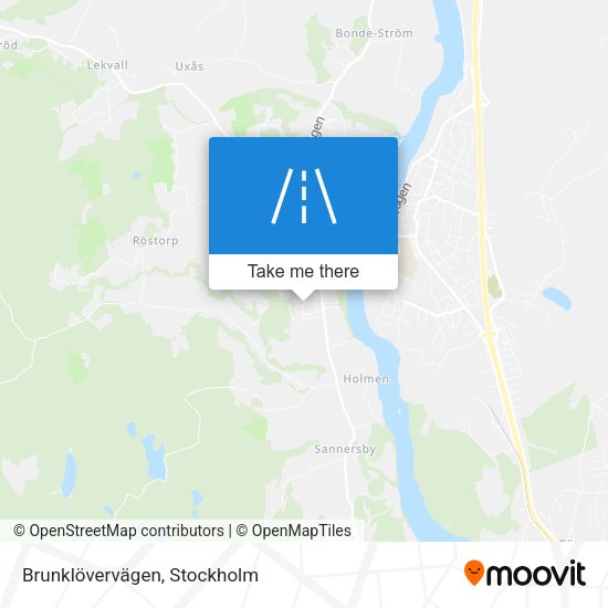 Brunklövervägen map