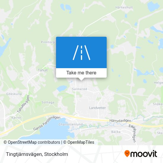 Tingtjärnsvägen map