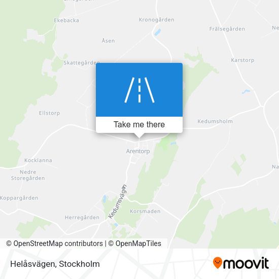 Helåsvägen map