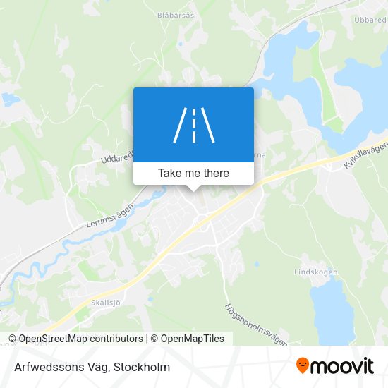 Arfwedssons Väg map