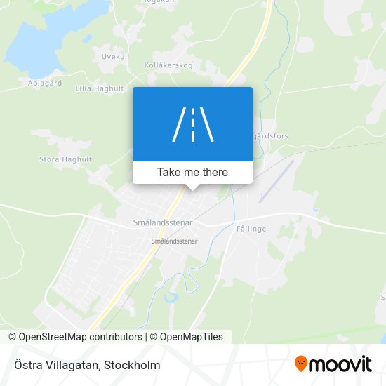 Östra Villagatan map