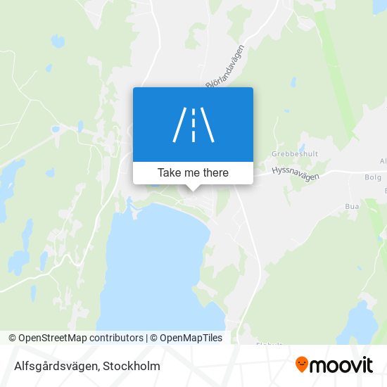 Alfsgårdsvägen map