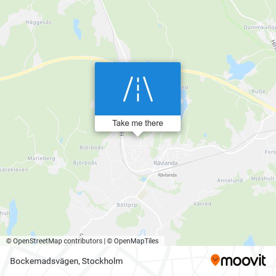 Bockemadsvägen map