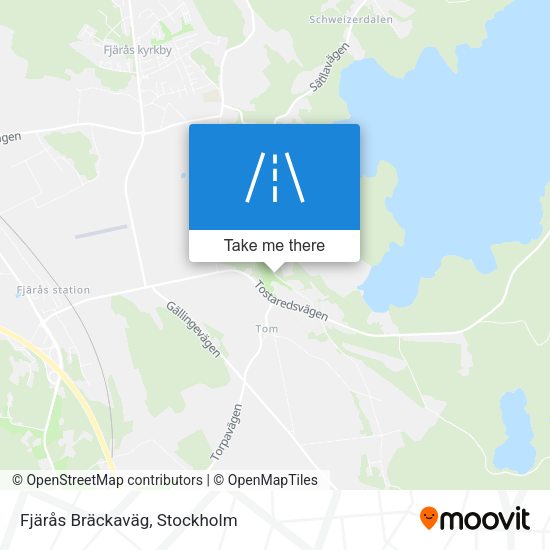 Fjärås Bräckaväg map