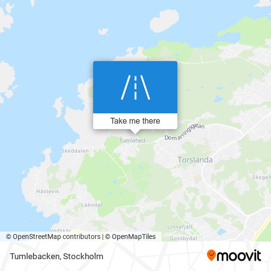 Tumlebacken map