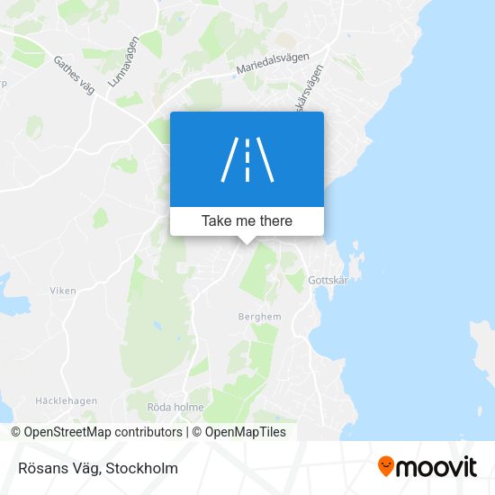Rösans Väg map