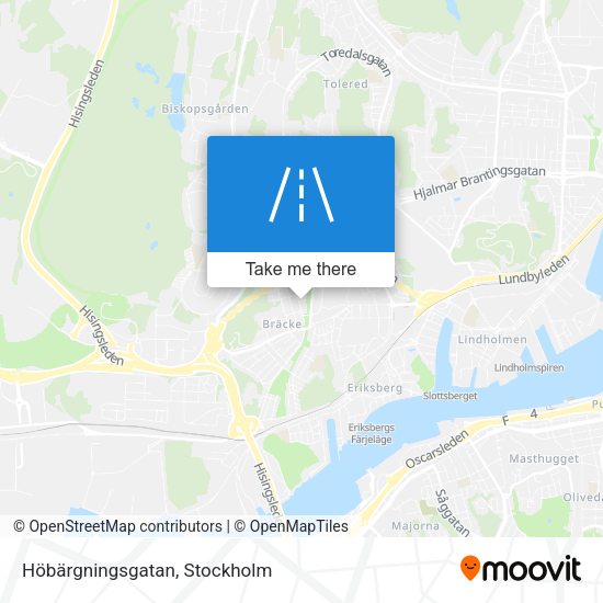 Höbärgningsgatan map