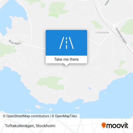 Toftakullevägen map