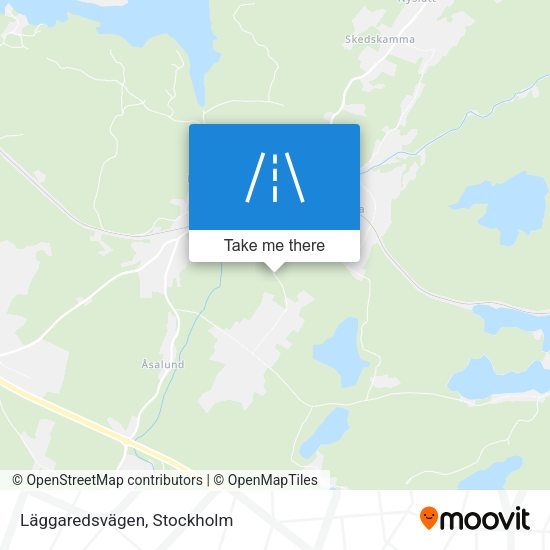 Läggaredsvägen map