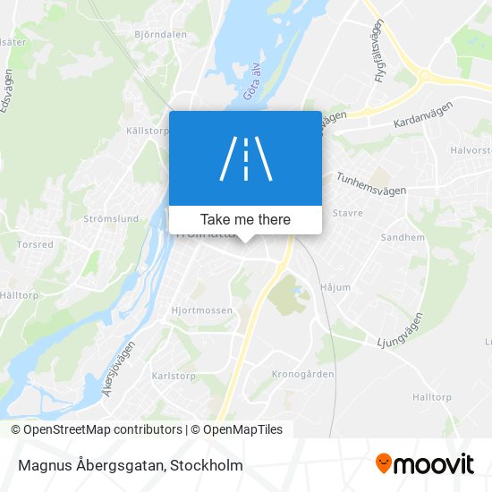 Magnus Åbergsgatan map