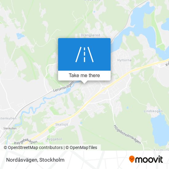 Nordåsvägen map