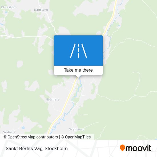 Sankt Bertils Väg map