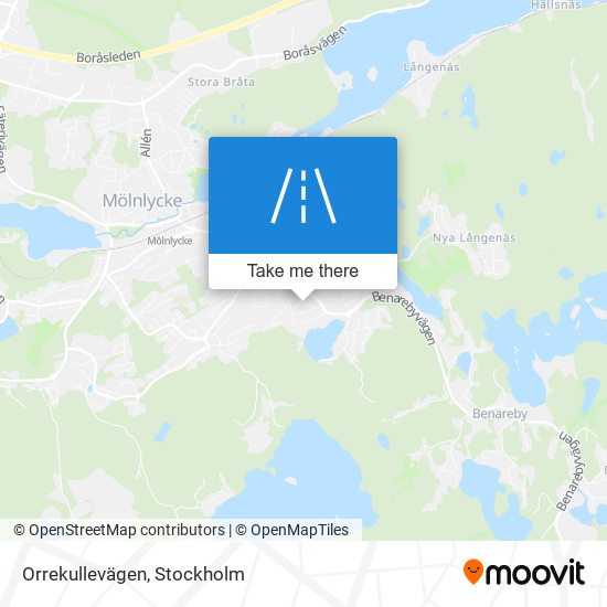 Orrekullevägen map