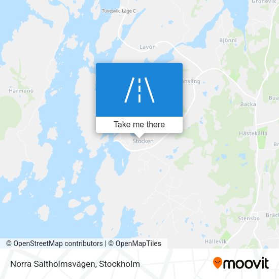 Norra Saltholmsvägen map