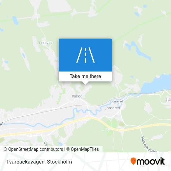 Tvärbackavägen map