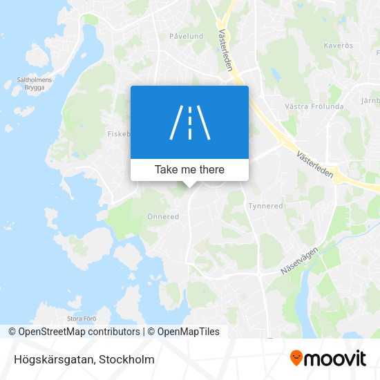 Högskärsgatan map